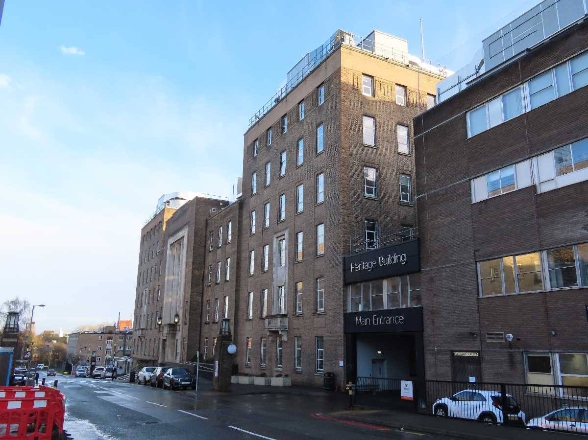 The old Queen Elizabeth Hospital in Birmingham - United Birmingham Hospitals - Queen Elizabeth Medical Centre - 10th December 2023